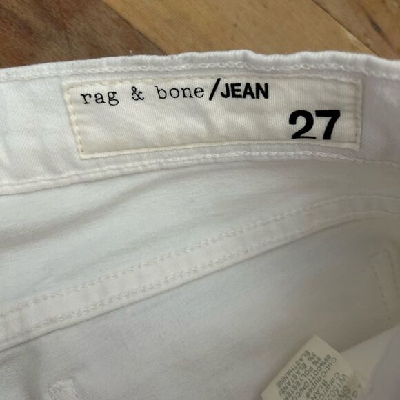 Rag & Bone White Cropped Jeans - Picture 6 of 16